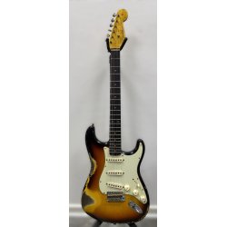 (USED) Fender Custom Shop 1960 Stratocaster Heavy Relic 2021  - 3 Color Sunburst